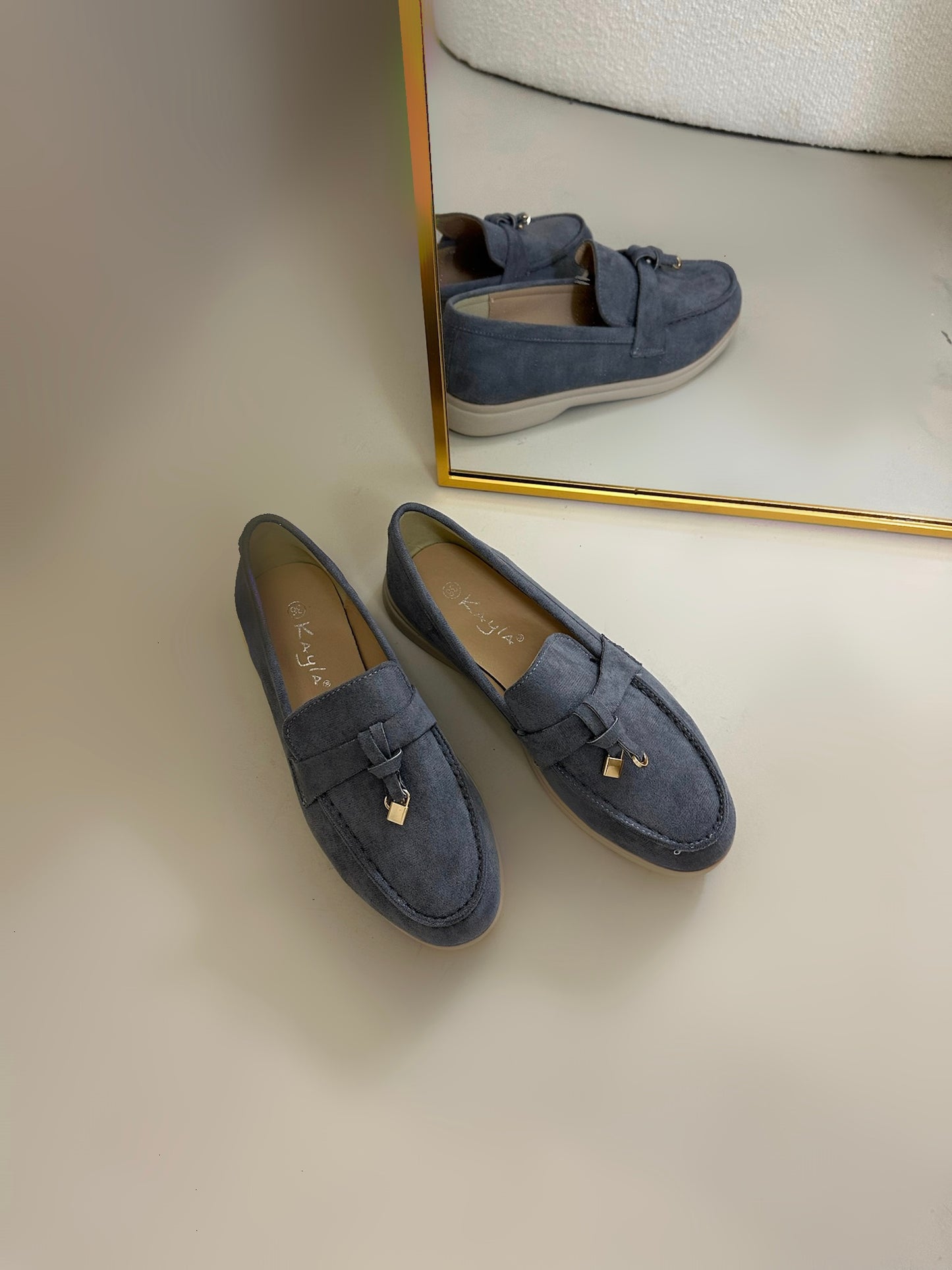 Lola loafer donker grijs