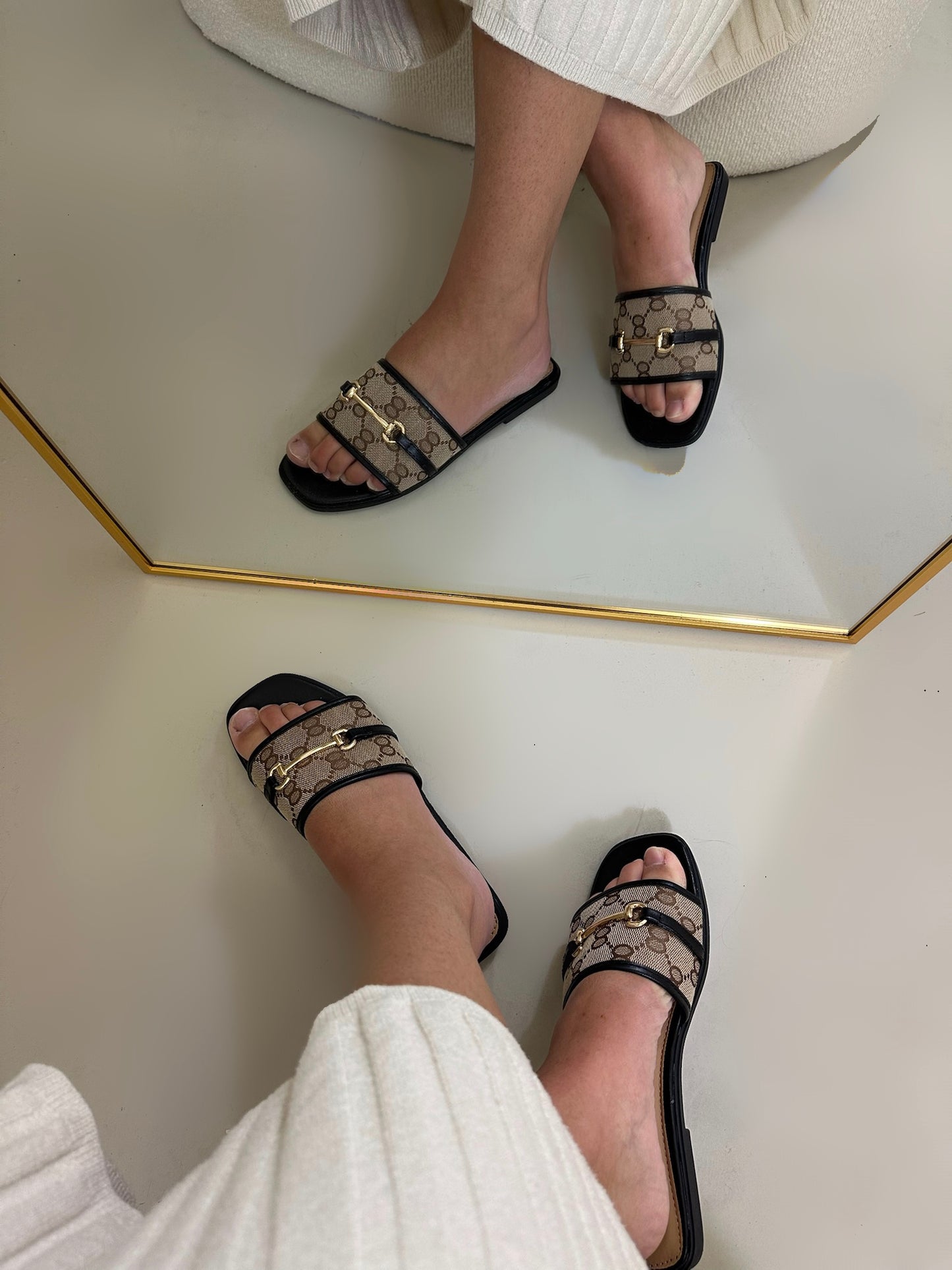 Bibi slipper zwart