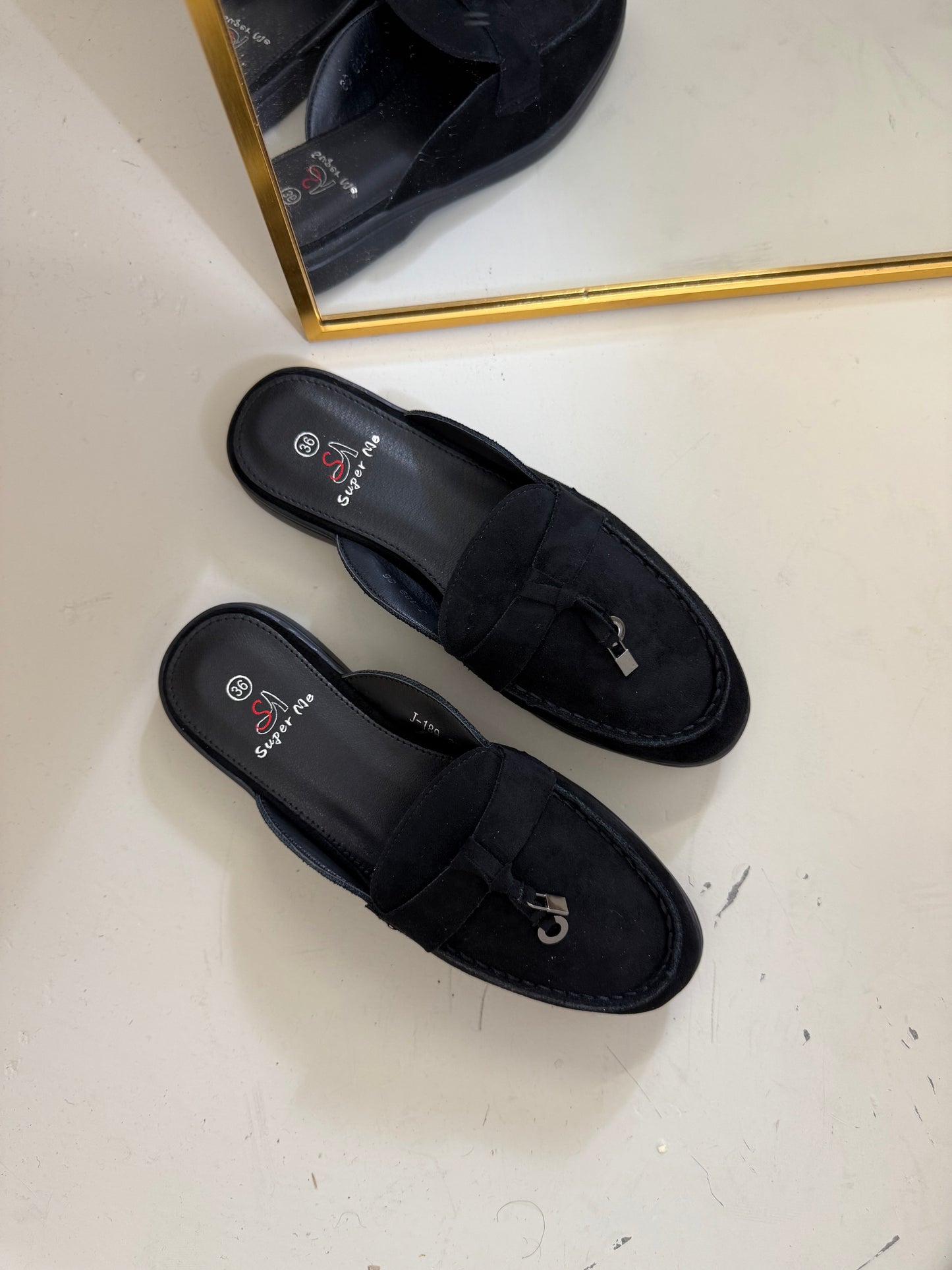 Nova loafer zwart/zilver