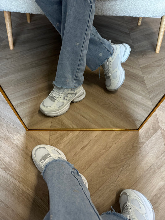 Nora sneaker wit