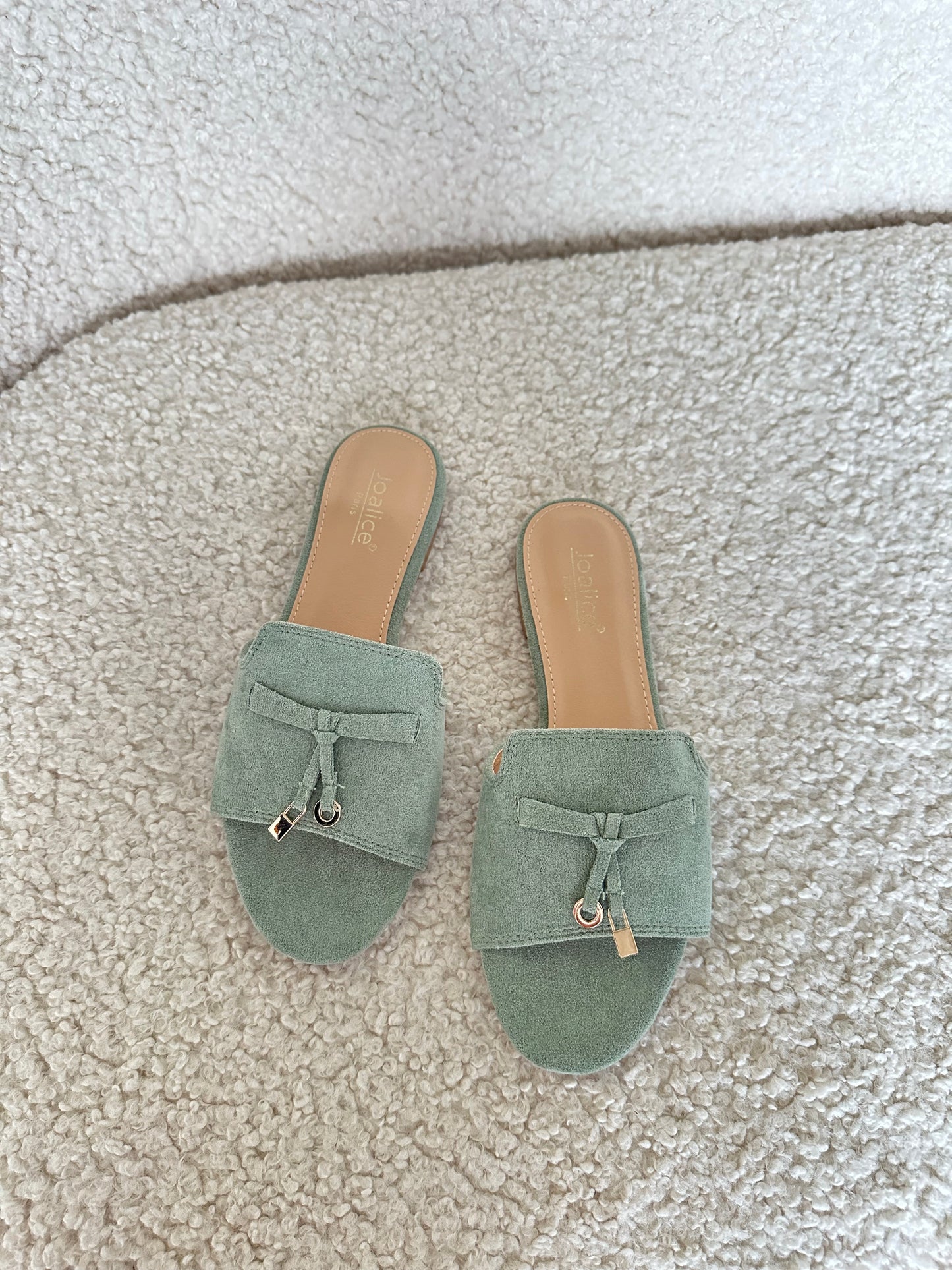 Lori slipper groen - Coilé Fashion