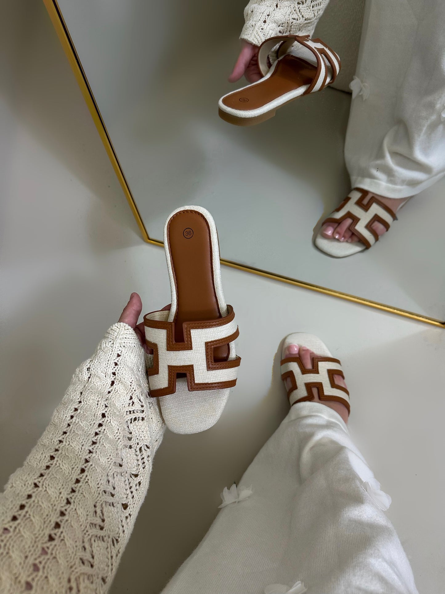 Vera slipper brown