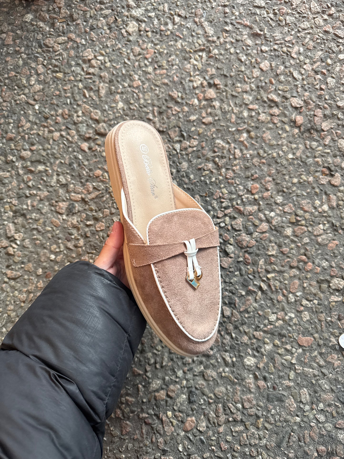 Evi loafer taupe