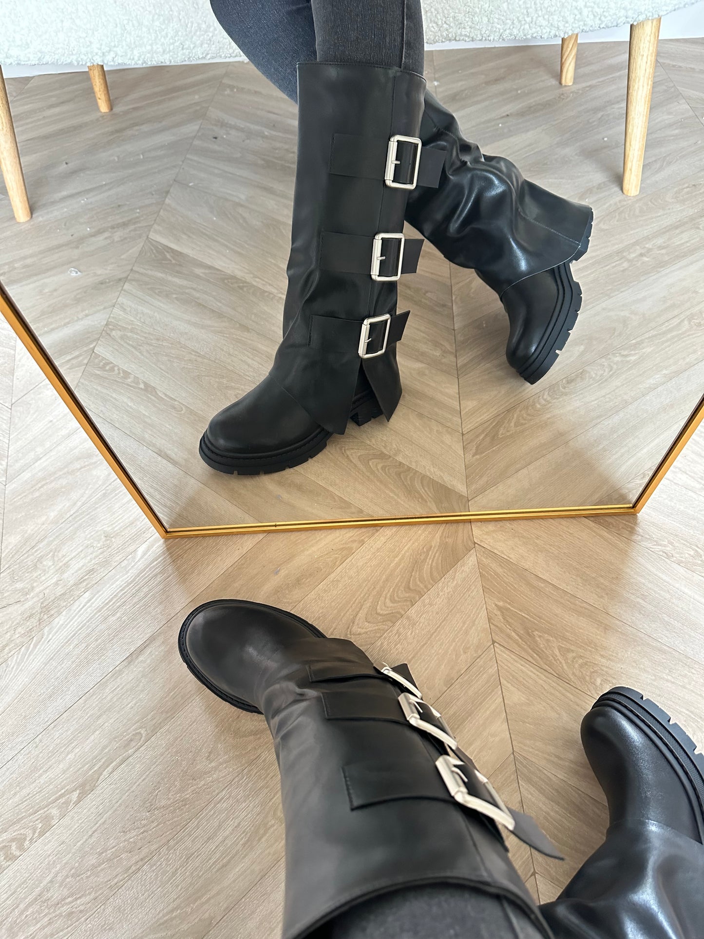 Cloe laars zwart - Coilé Fashion