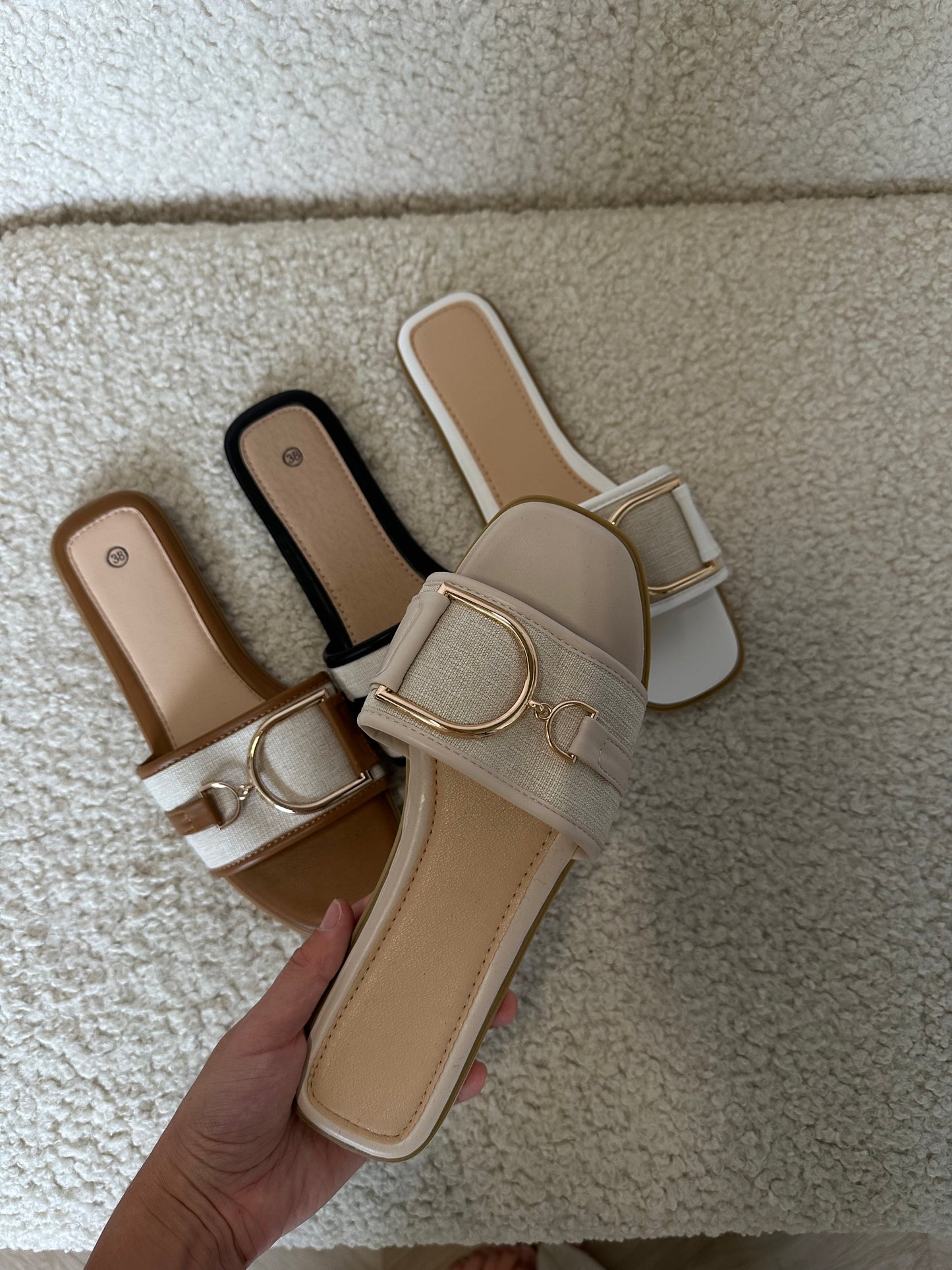 Lina slipper beige