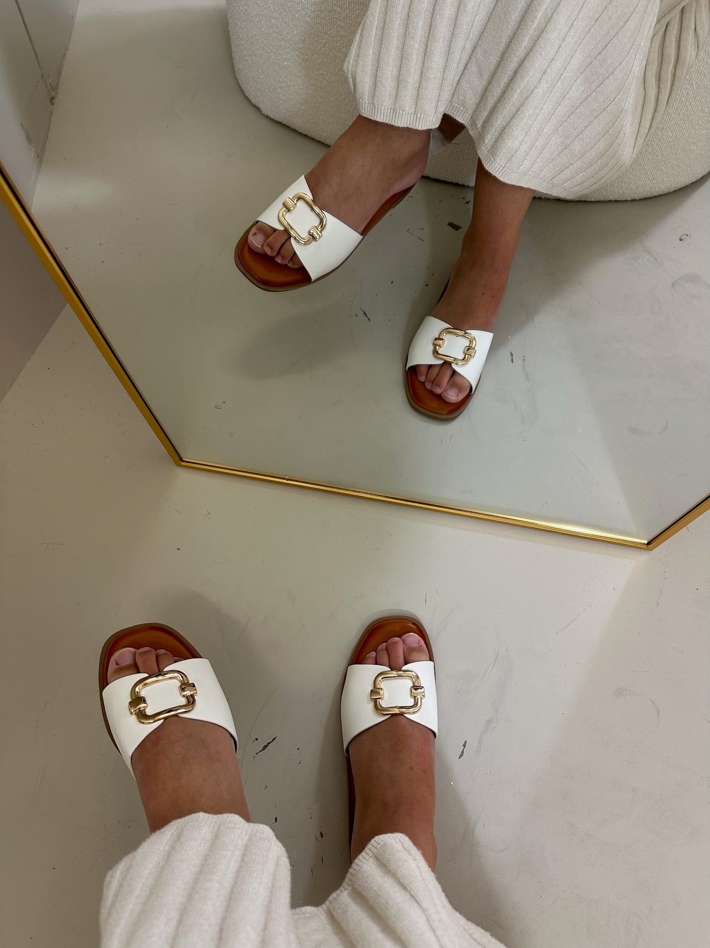 Sali slipper wit