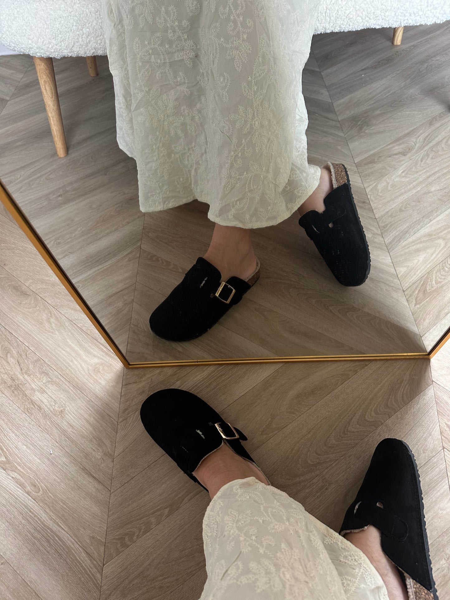 Berna clogs zwart - Coilé Fashion
