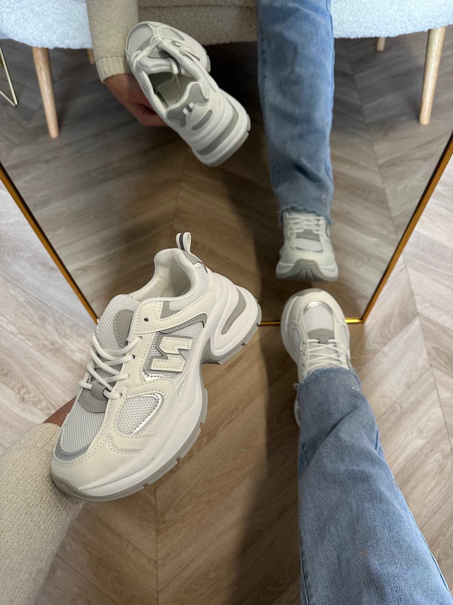 Nora sneaker wit