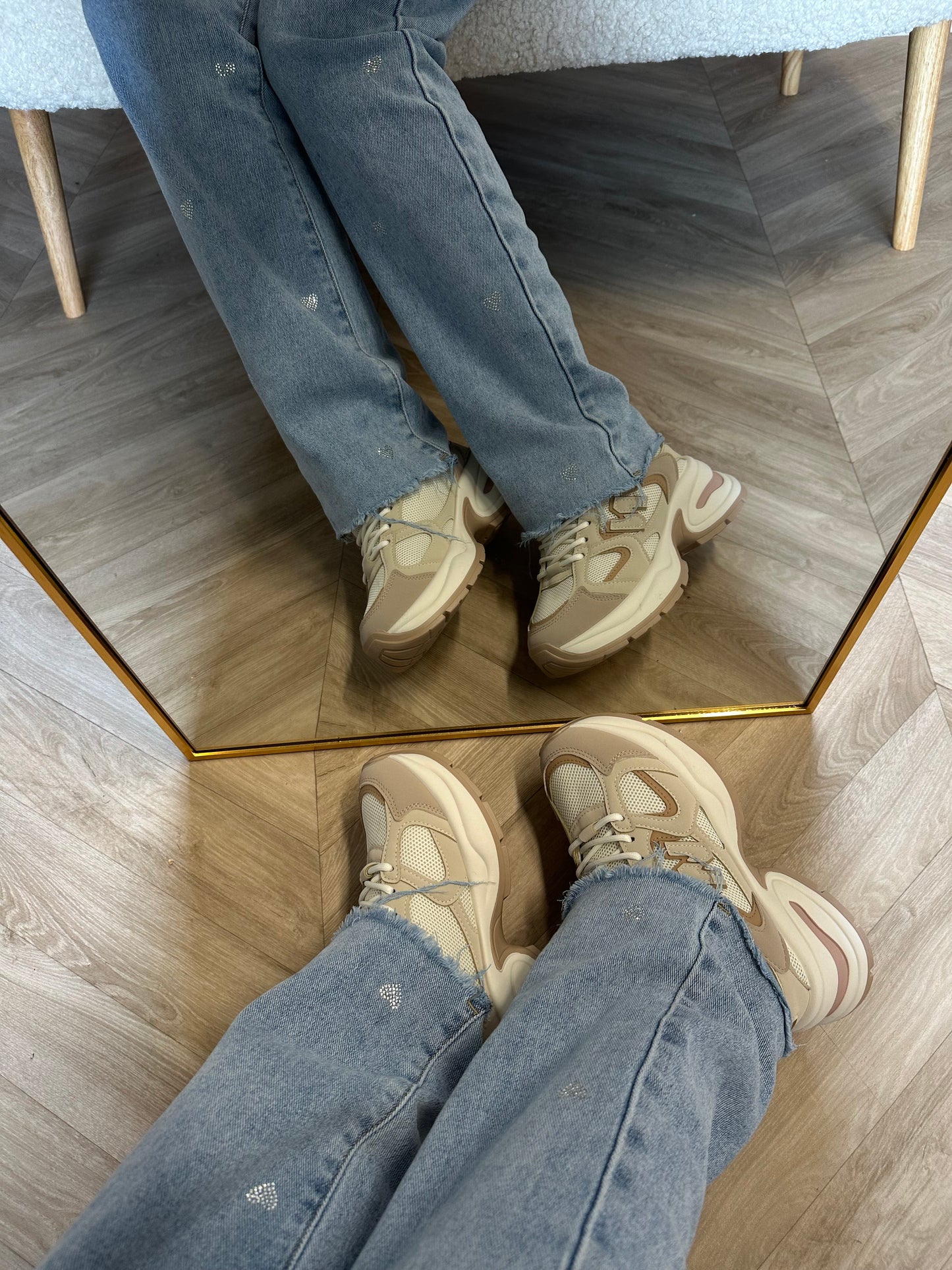 Nora sneaker beige