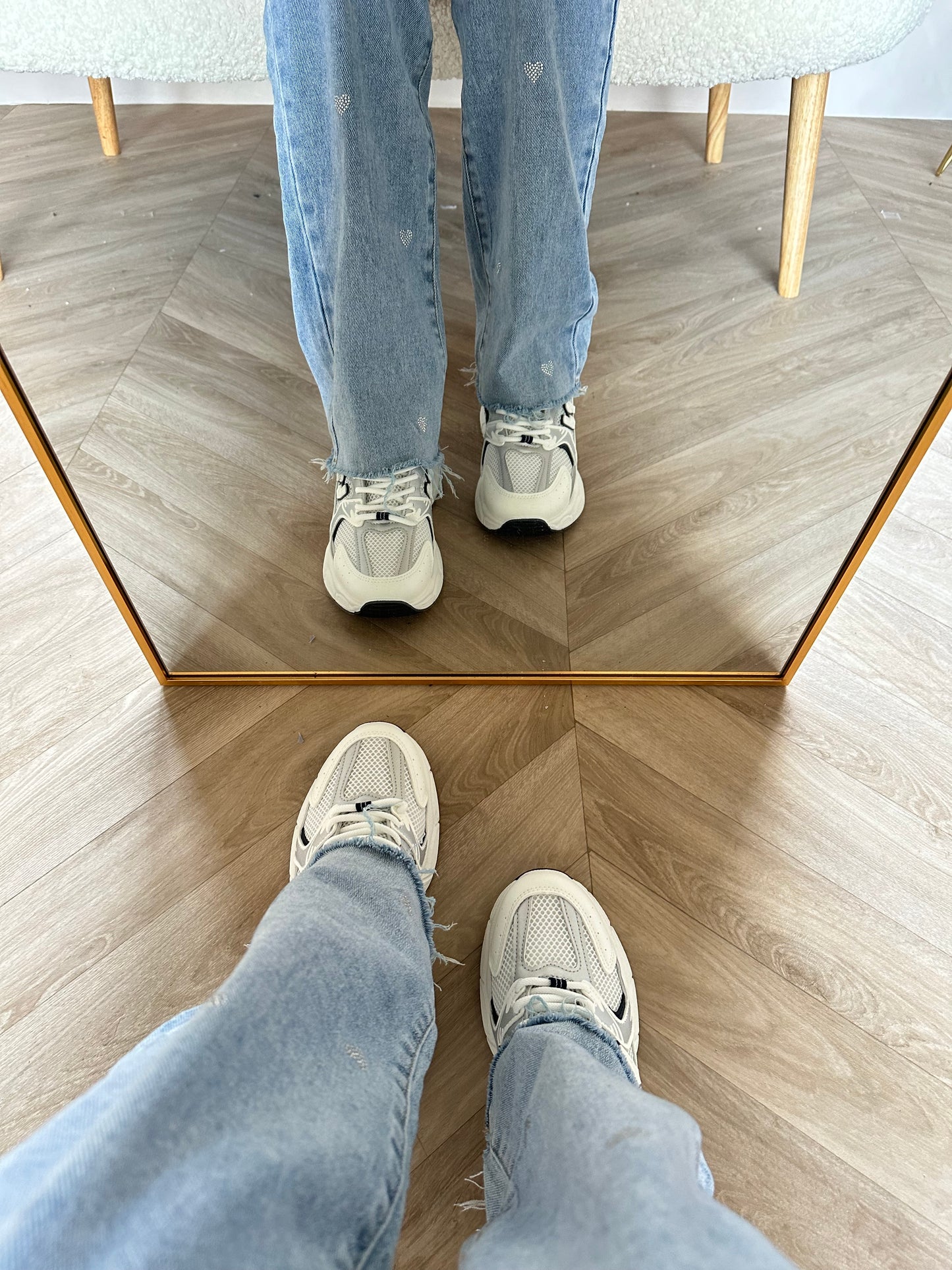 Nora sneaker wit - Coilé Fashion