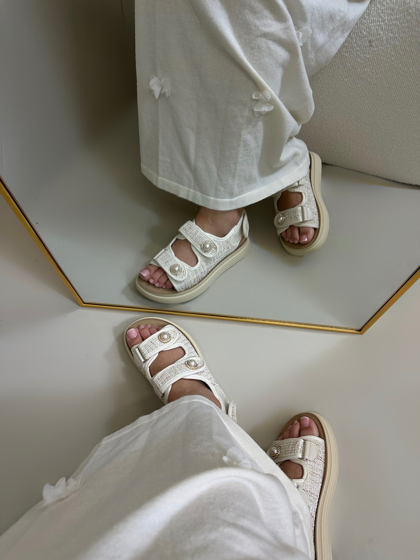 Mona sandaal beige