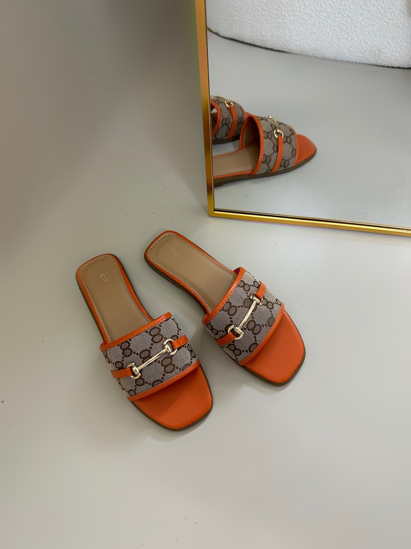 Bibi slipper oranje