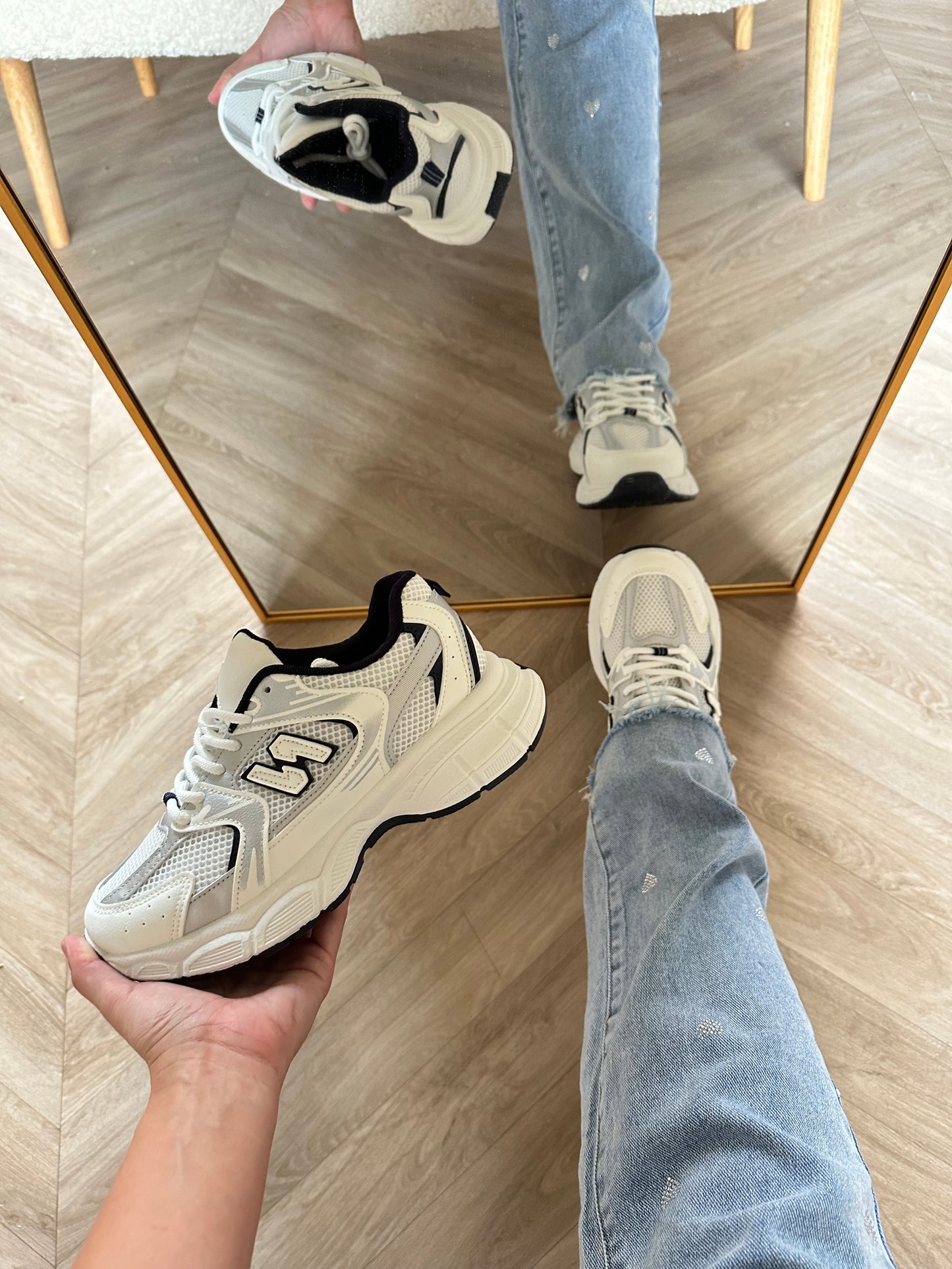 Nora sneaker wit - Coilé Fashion
