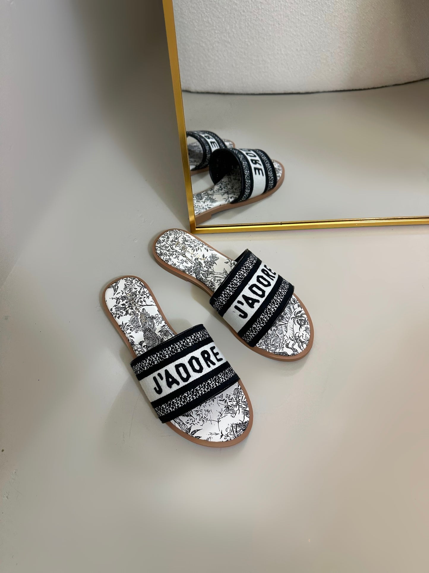 Safa slippers zwart