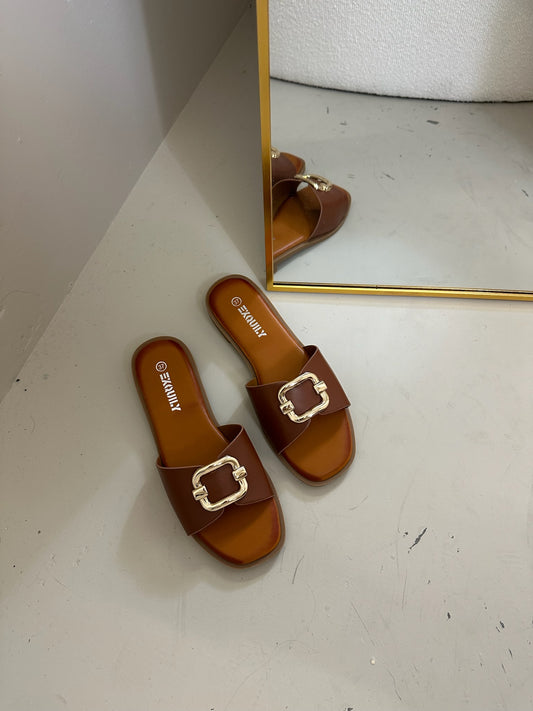 Sali slipper bruin