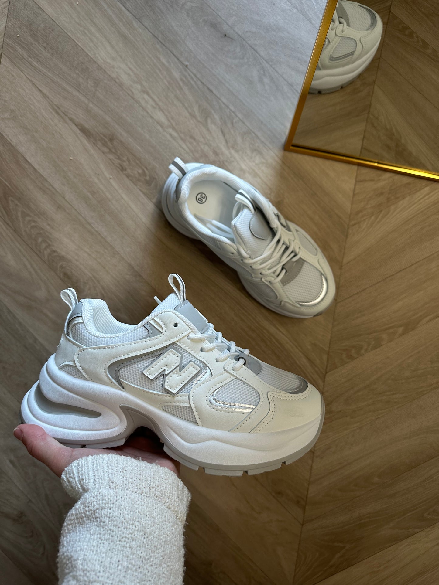 Nora sneaker wit