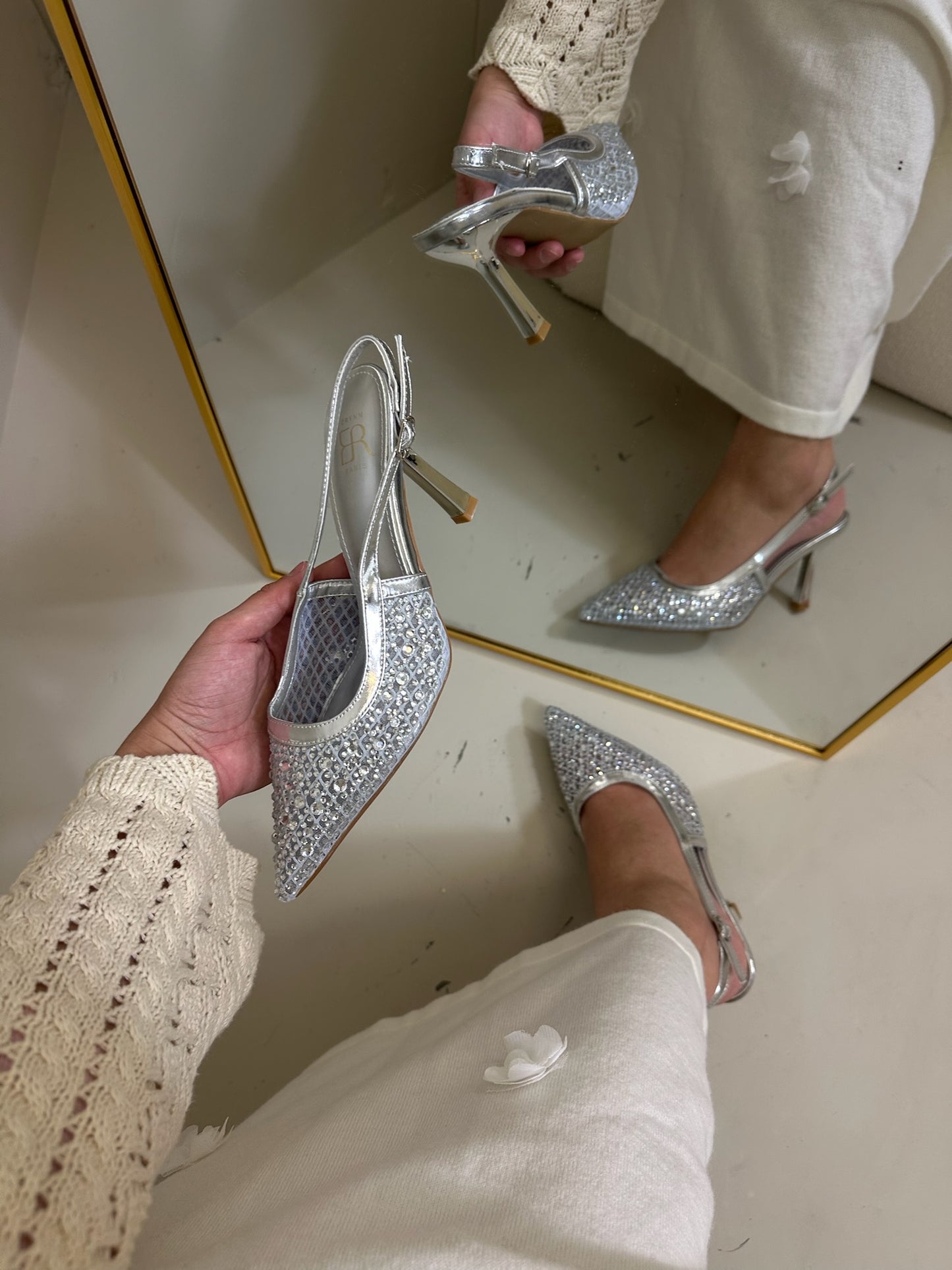 Amelia Pumps silber