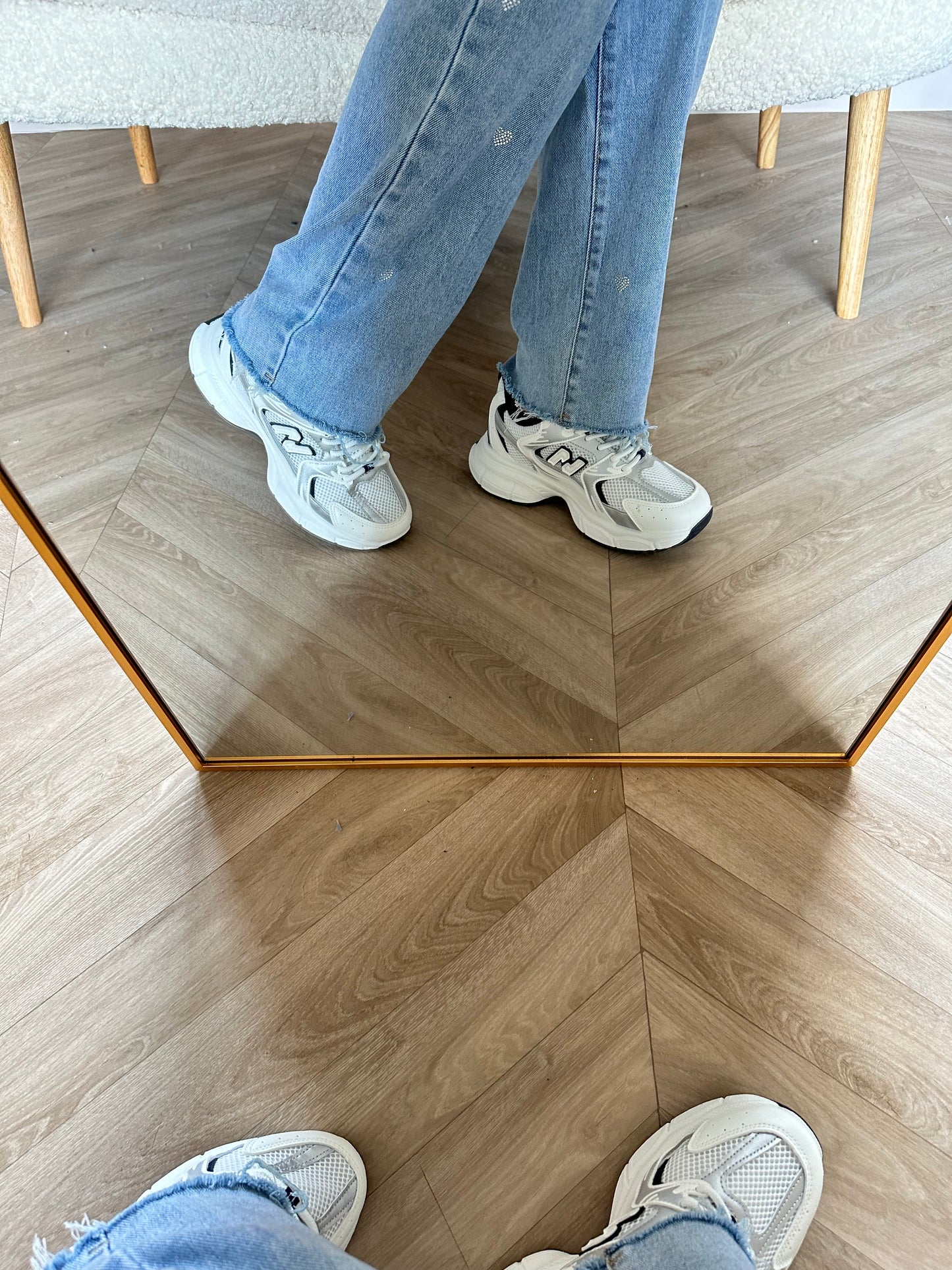 Nora sneaker wit - Coilé Fashion