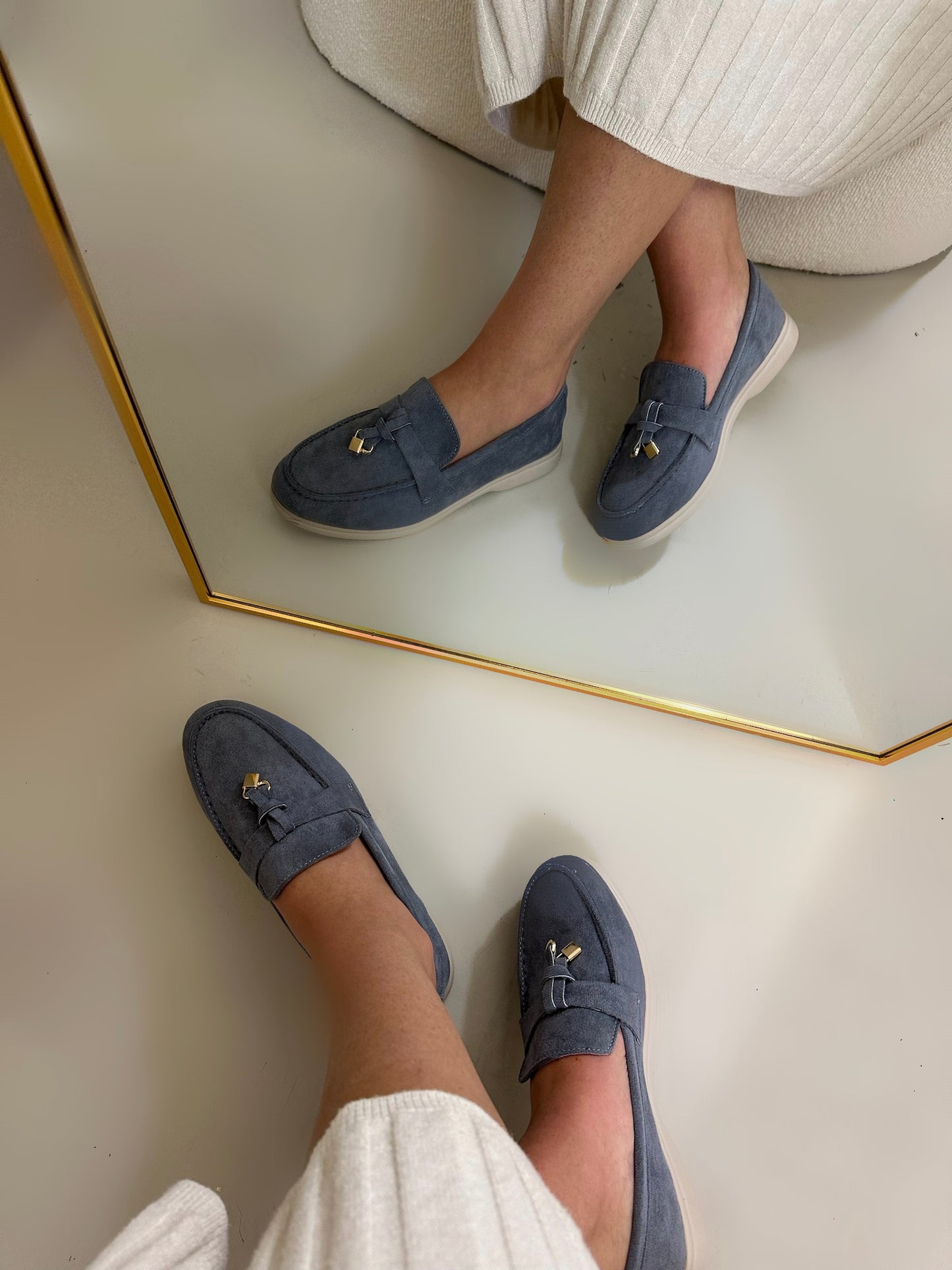 Lola loafer donker grijs