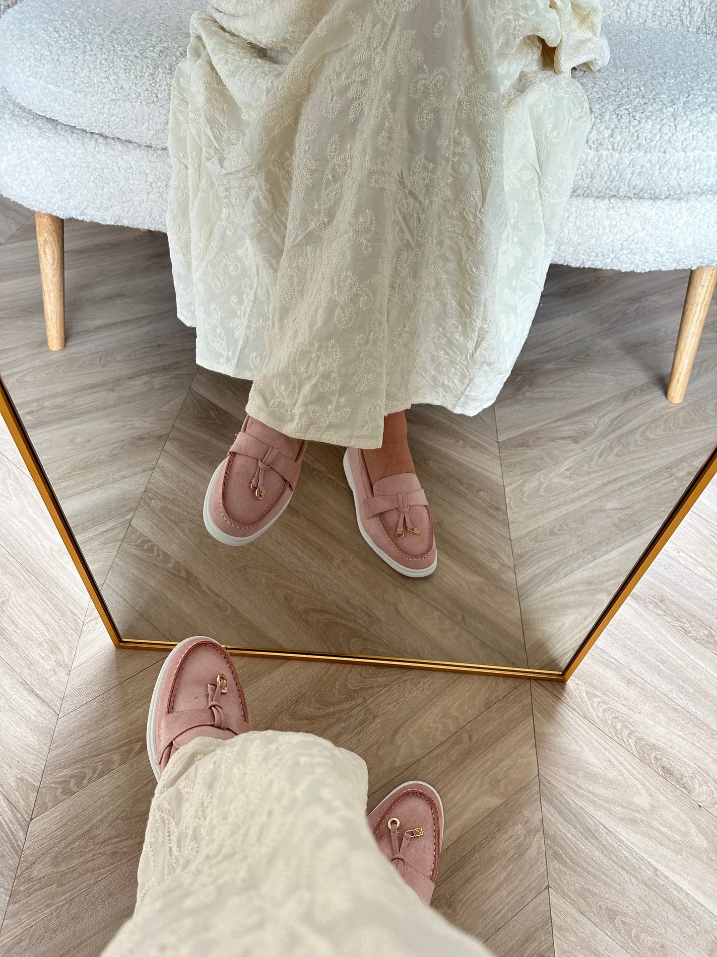 Lola loafer roze - Coilé Fashion