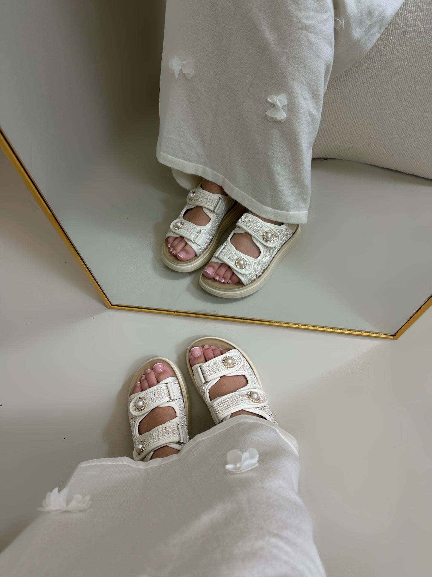 Mona sandaal beige