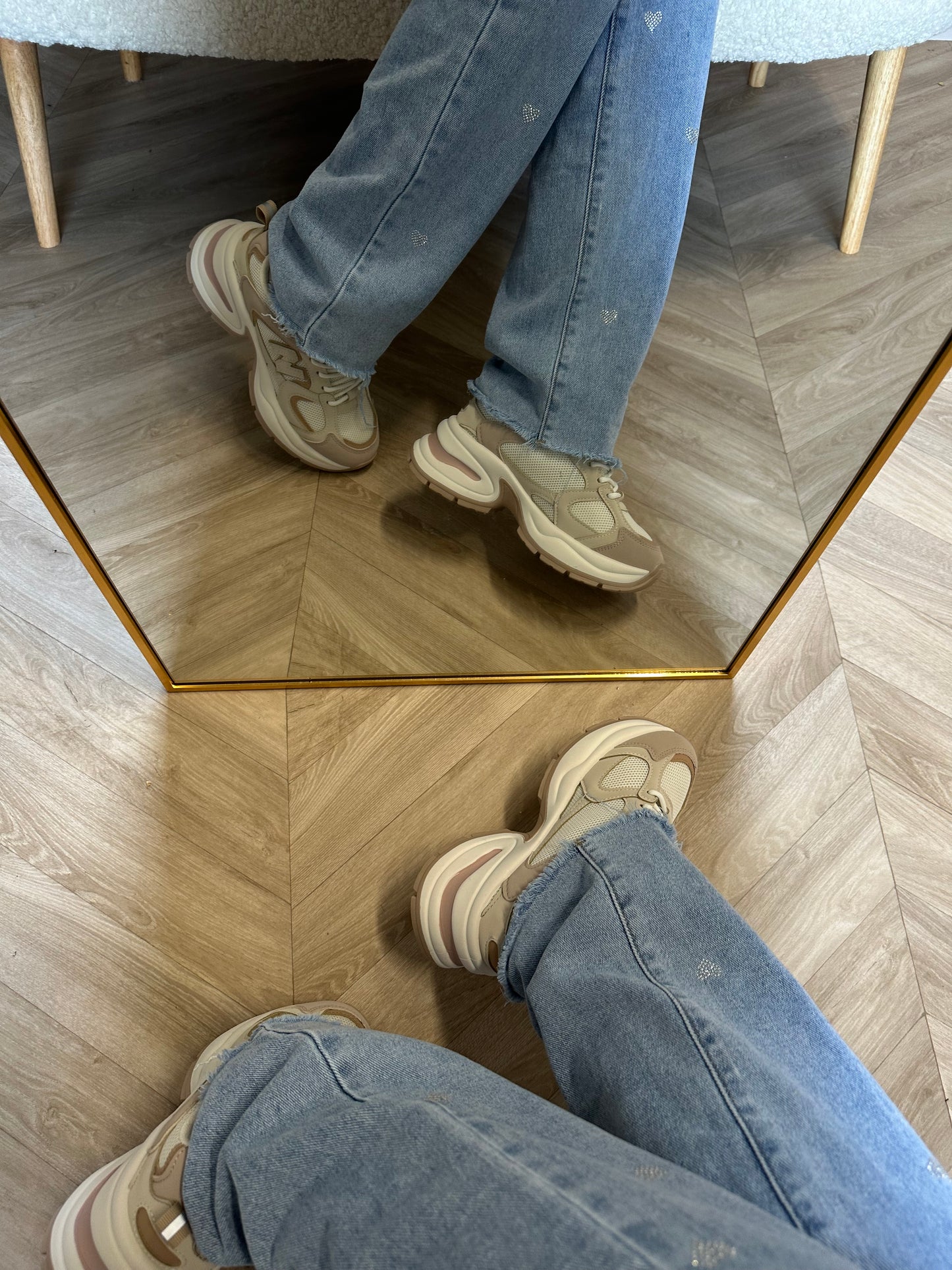 Nora sneaker beige