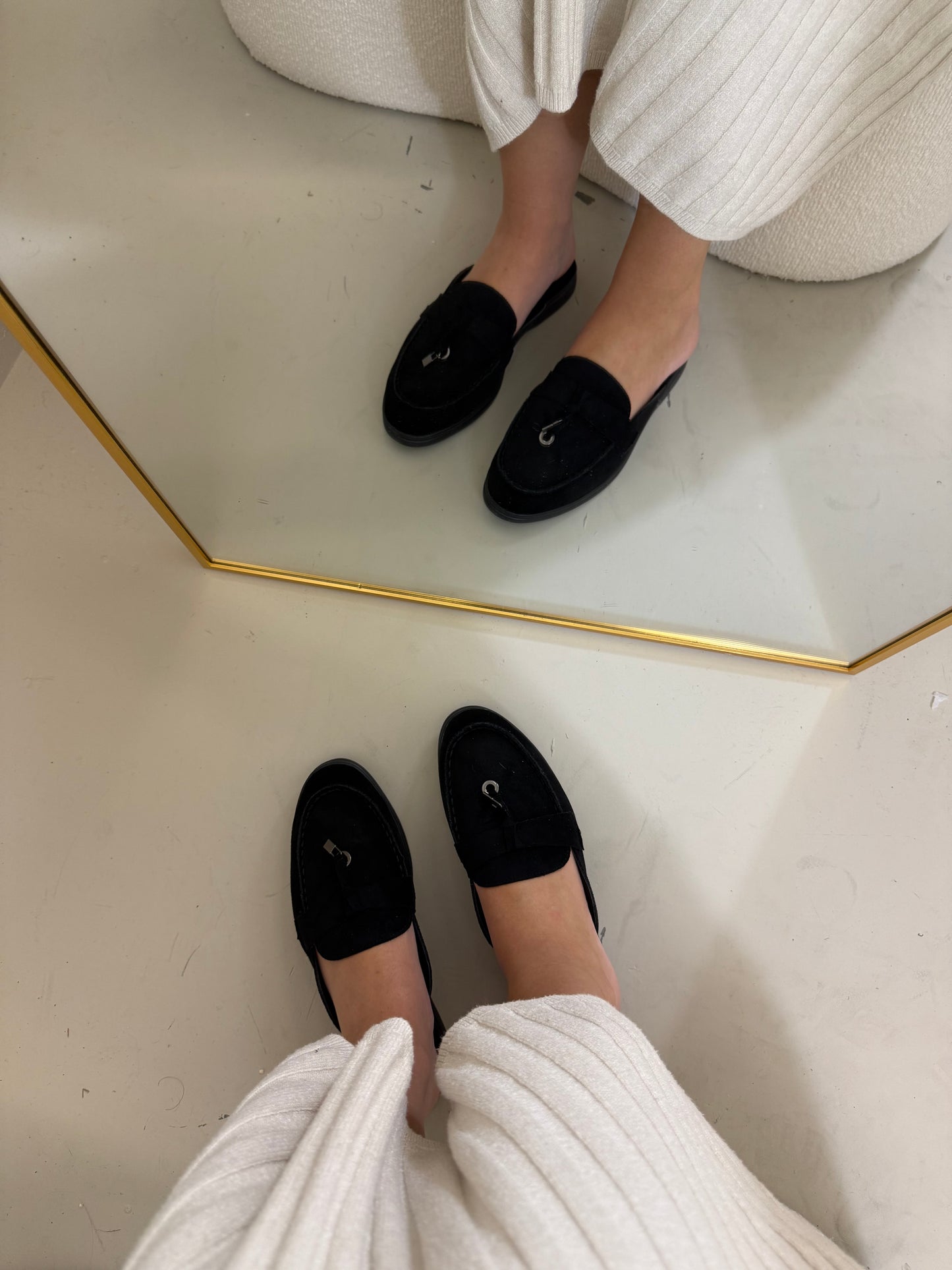 Nova loafer zwart/zilver