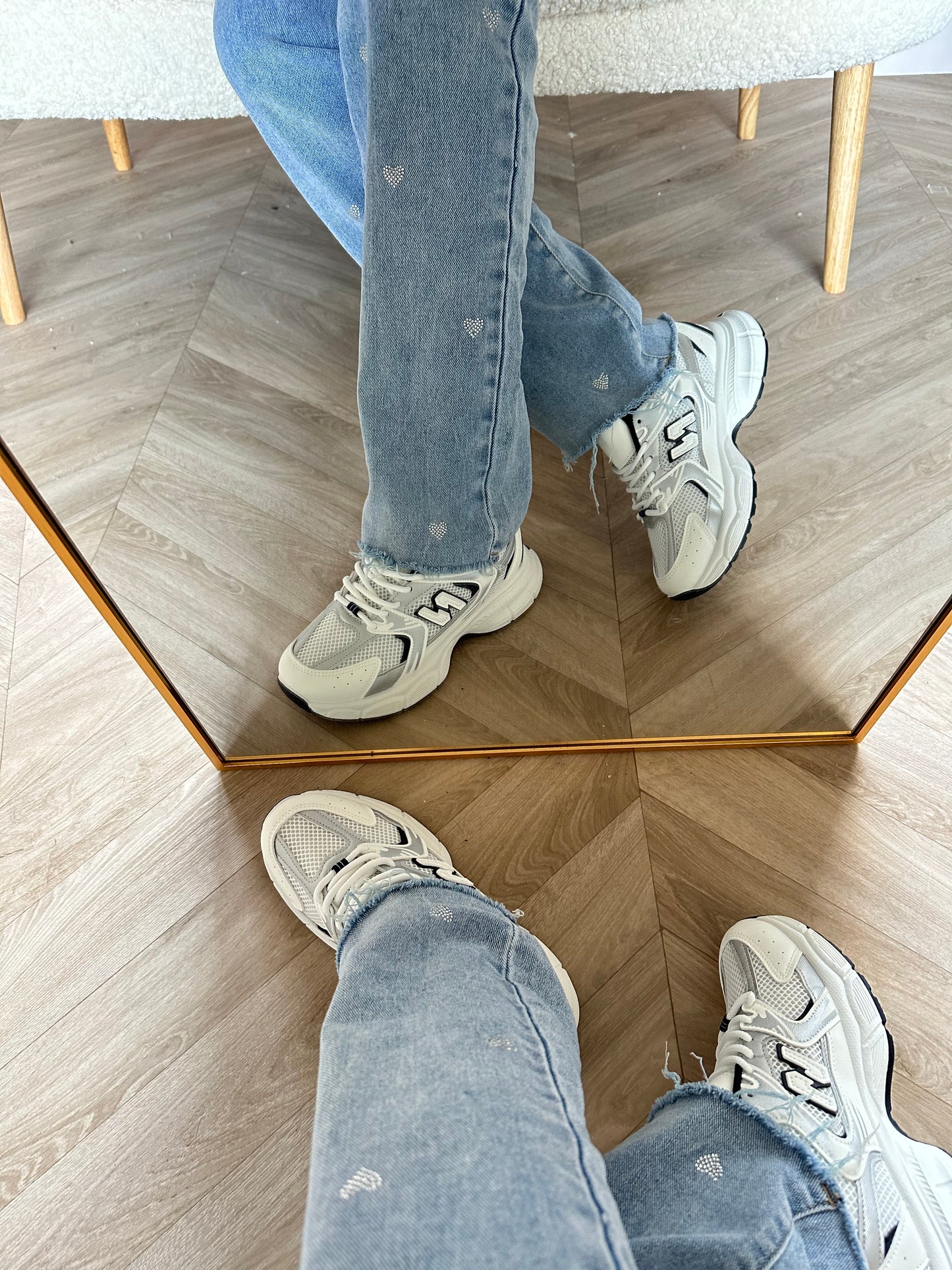 Nora sneaker wit - Coilé Fashion