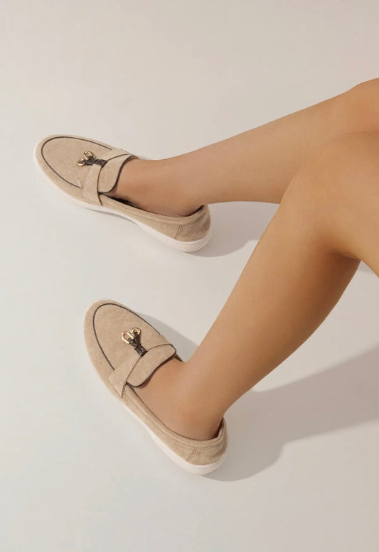 Jade loafer taupe