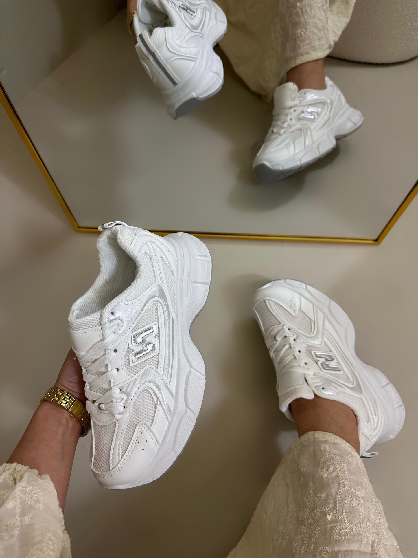 Mulan sneaker wit