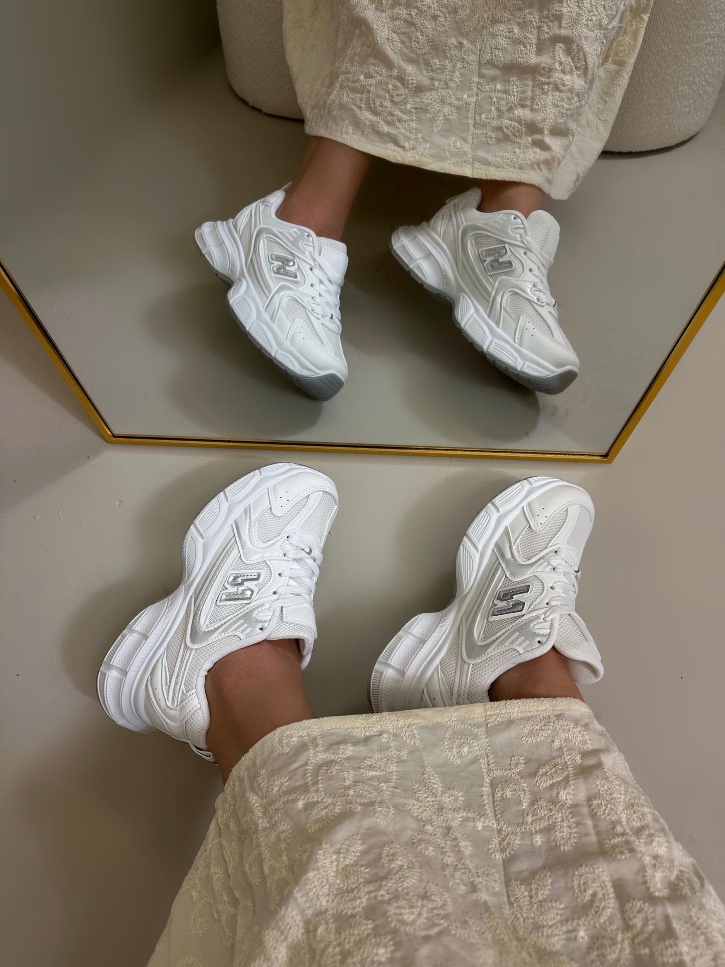 Mulan sneaker wit