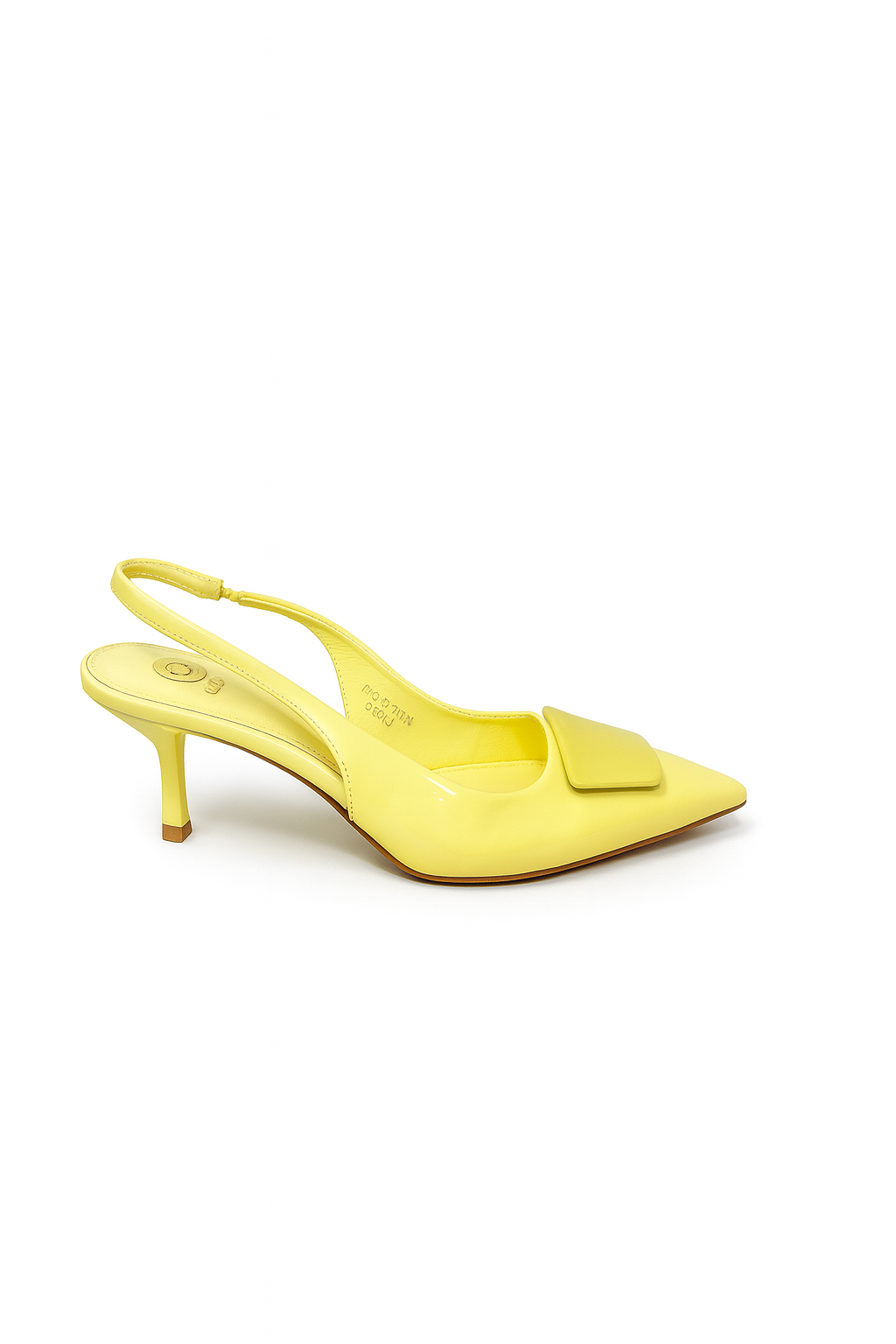 Tara heels yellow