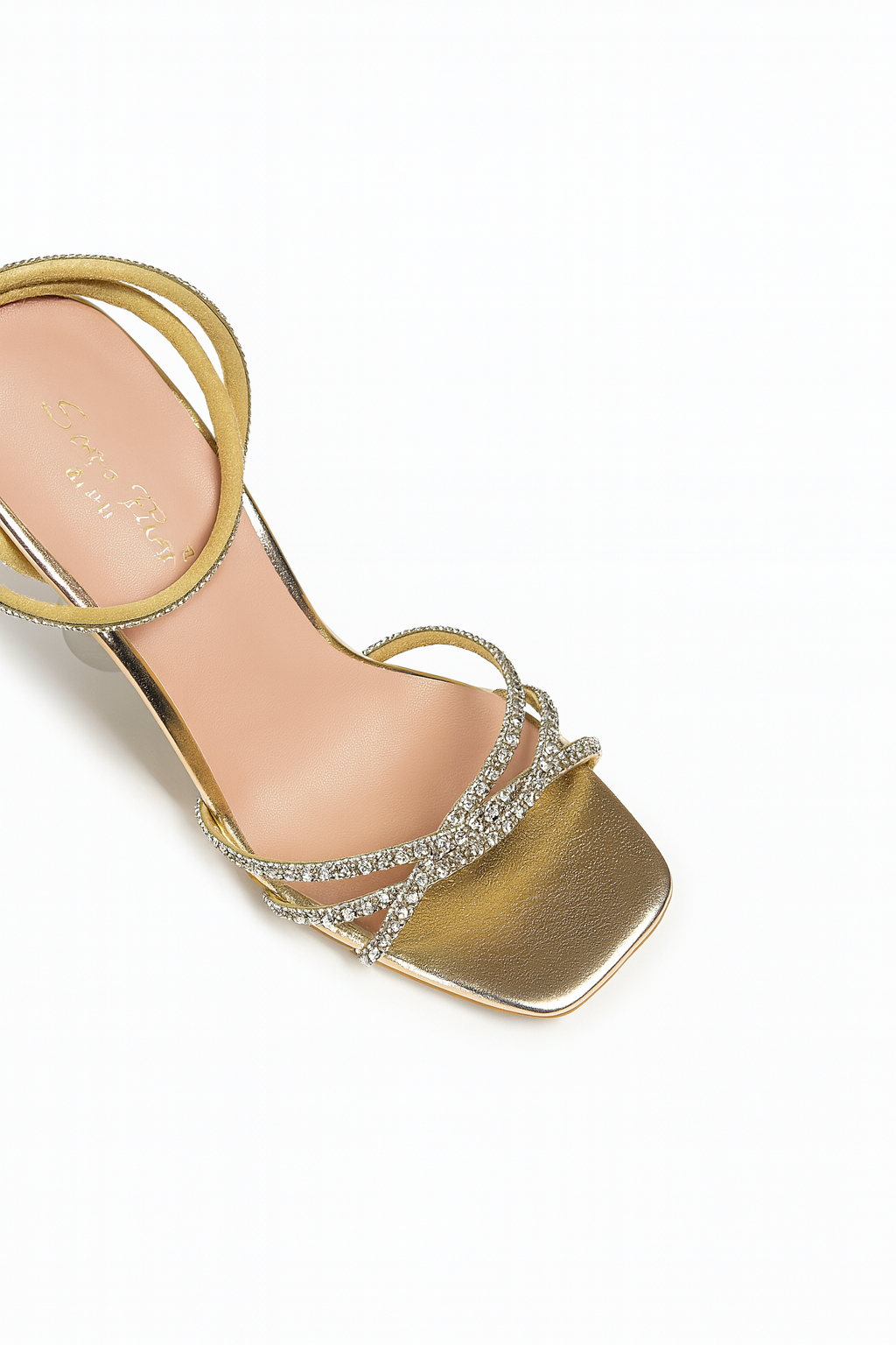 Valentina heels gold
