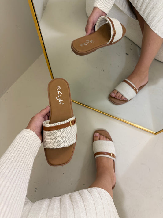 Mia slipper bruin