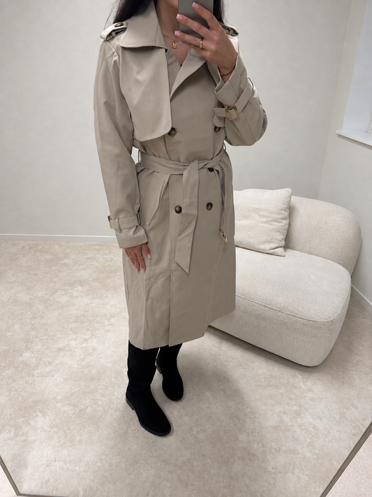 Senna trenchcoat beige