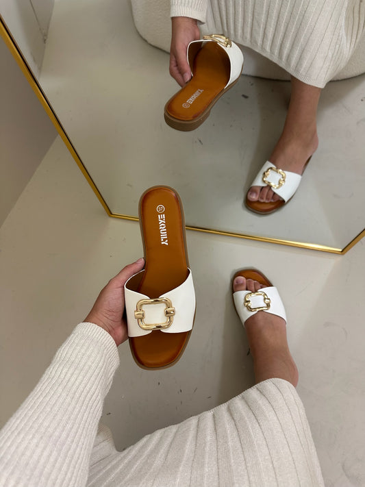 Sali slipper wit