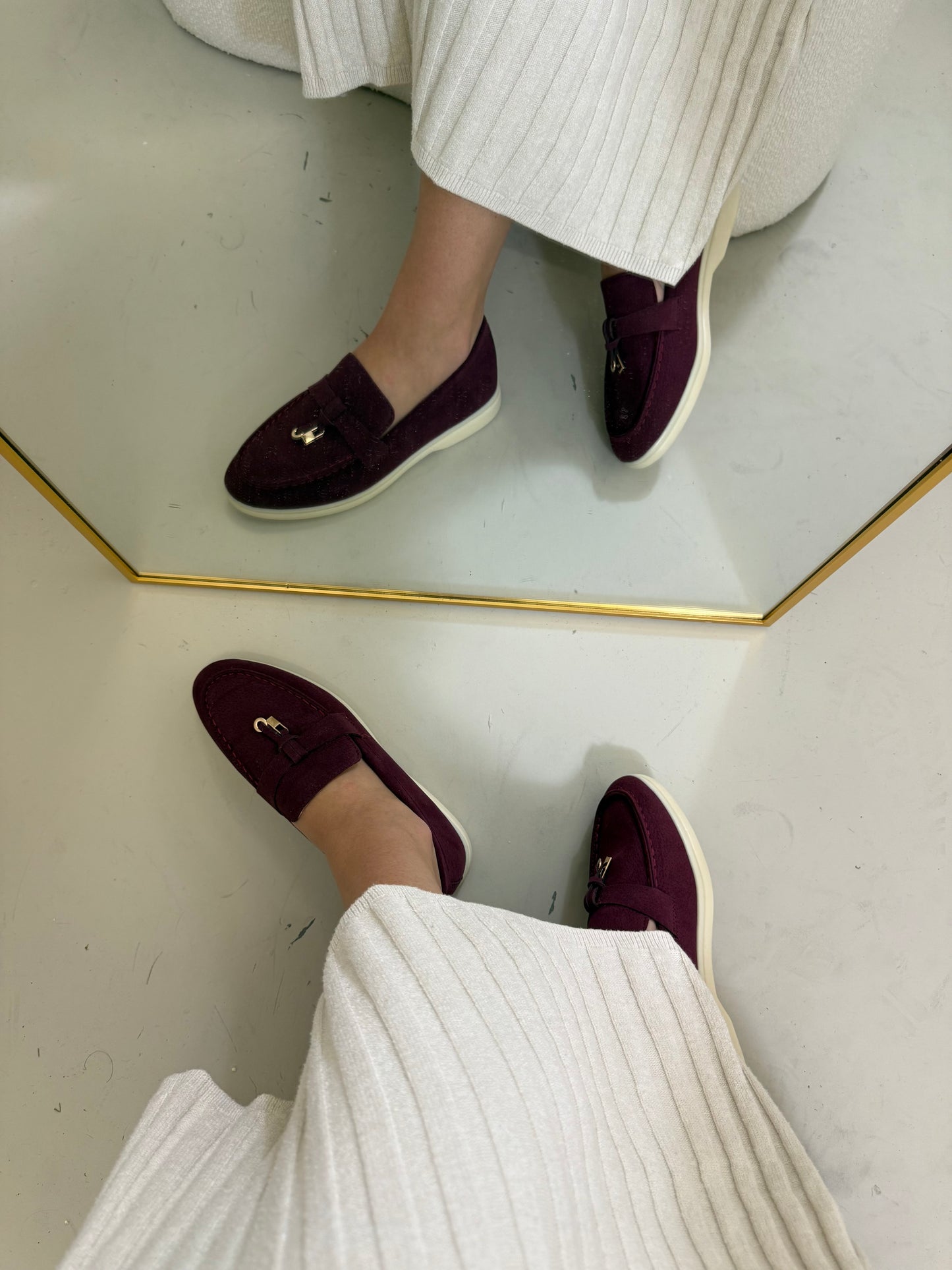 Loafer Lola burgunderrot
