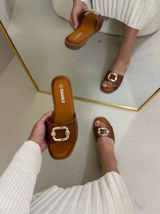 Sali slipper bruin