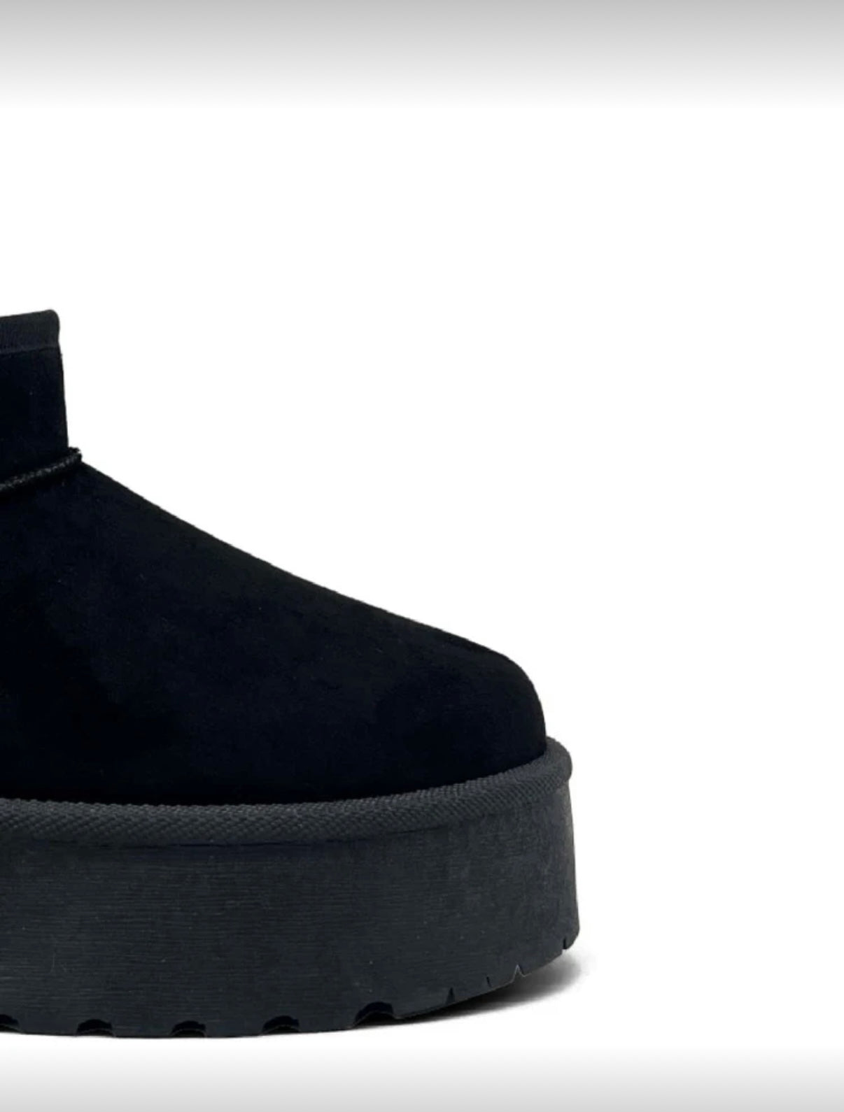 Nala platform boots zwart