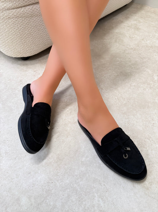 Nova loafer zwart/zilver