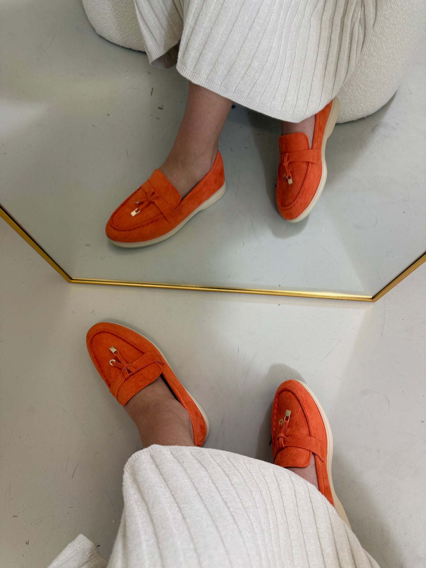 Lola loafer oranje