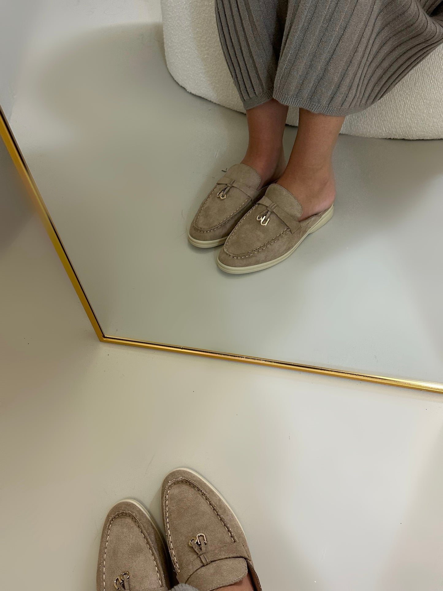 Sia loafer taupe