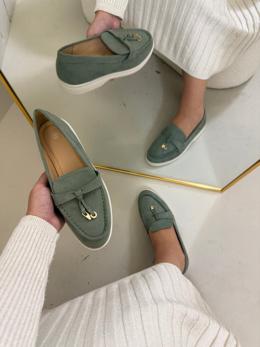 Lola loafer licht groen