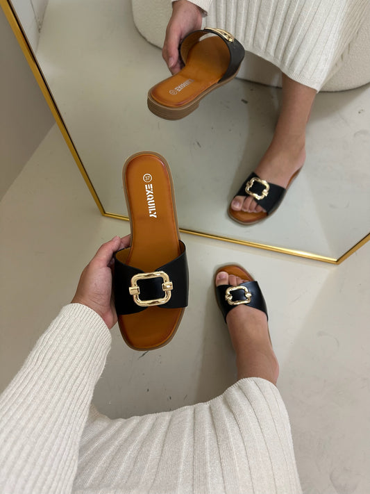 Sali slipper zwart