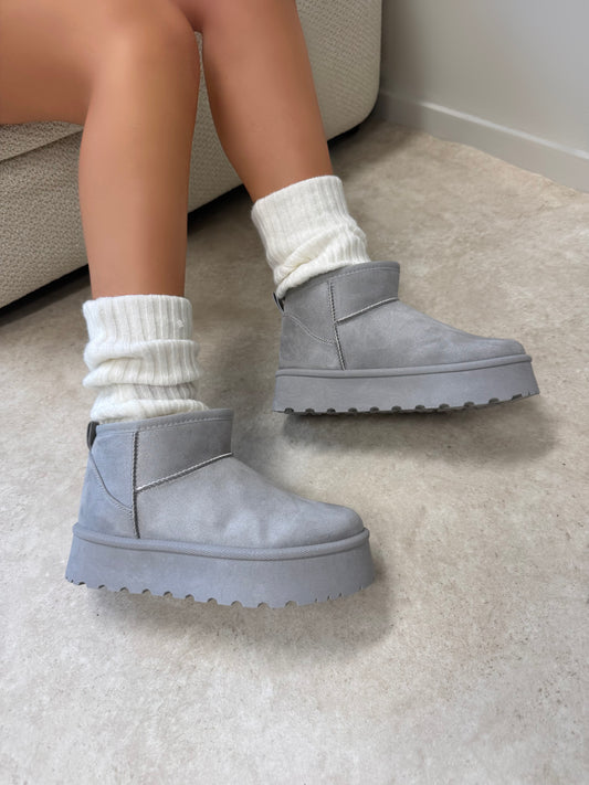 Nala platform boots grijs