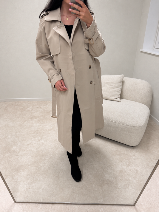 Senna trenchcoat beige