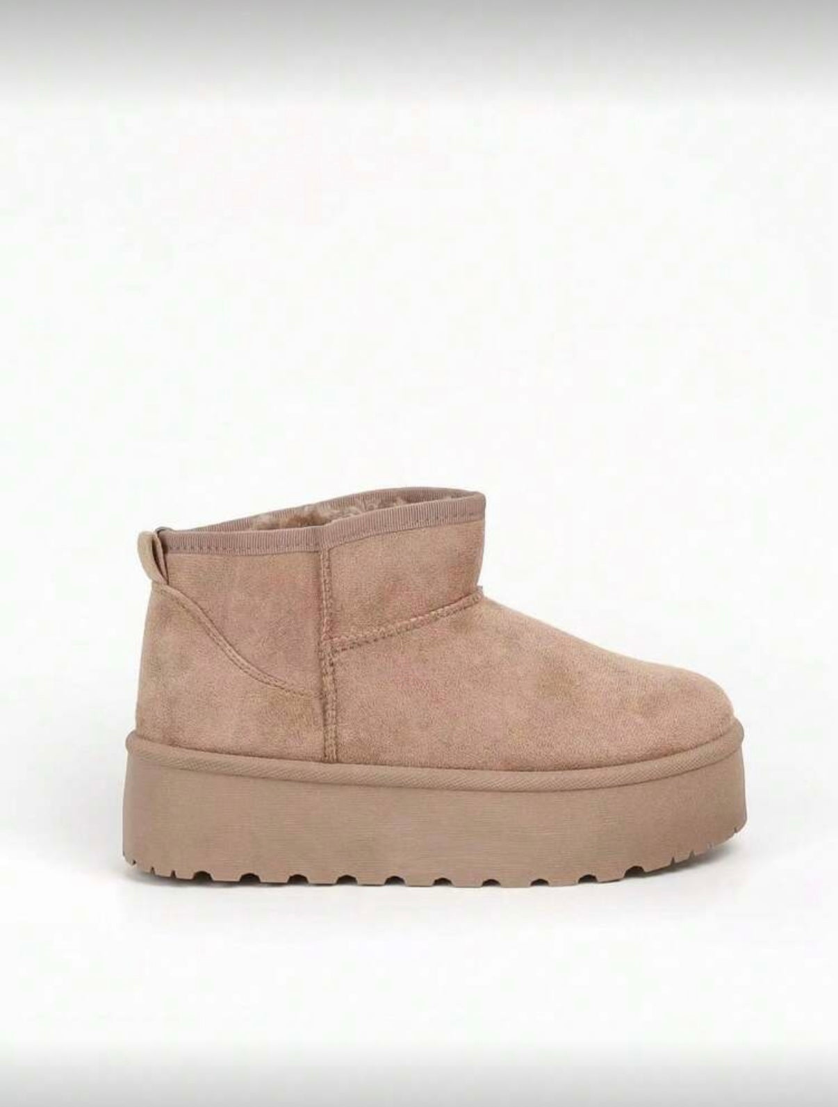 Nala platform boots taupe