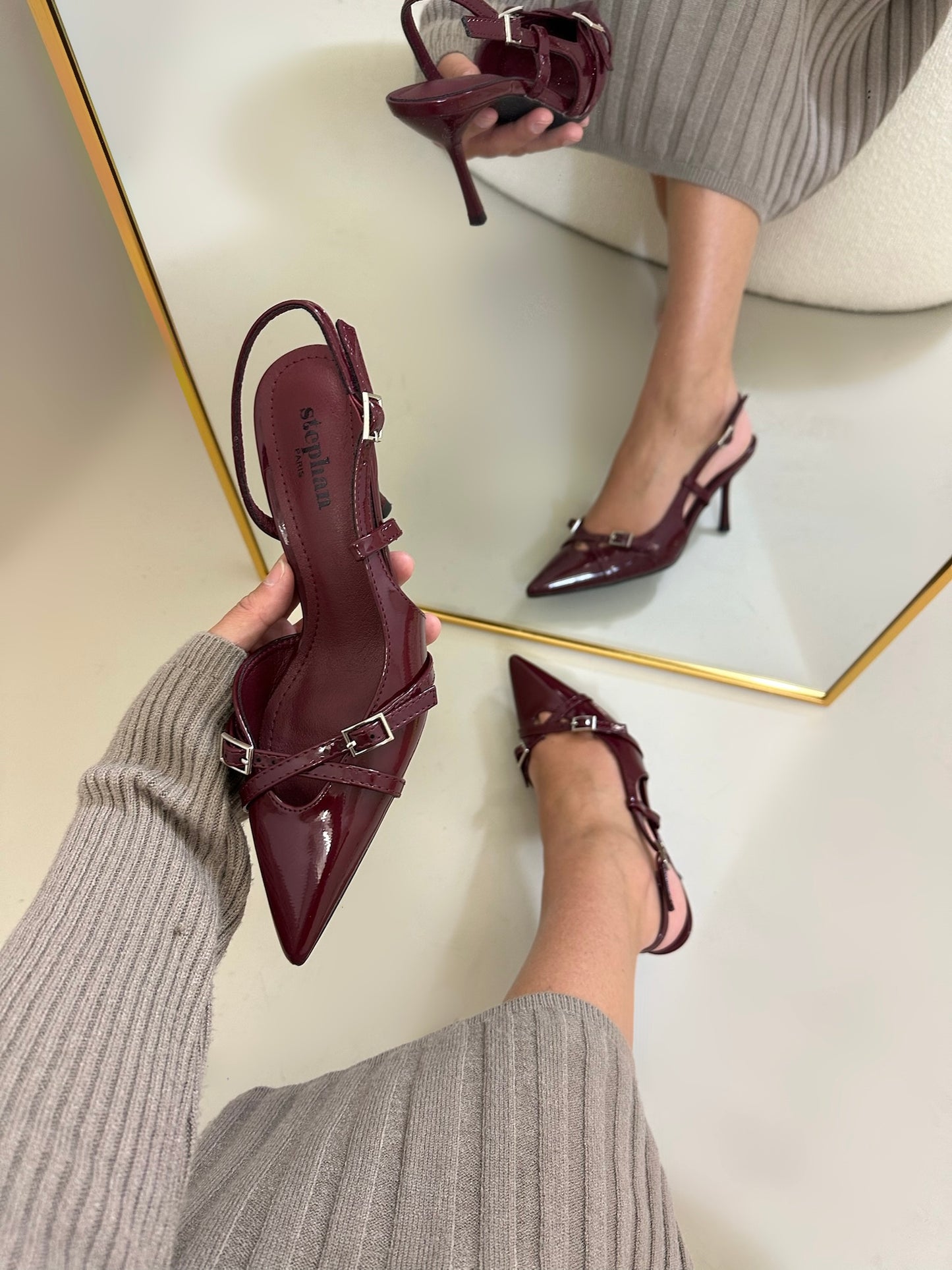 Roxy hakken burgundy