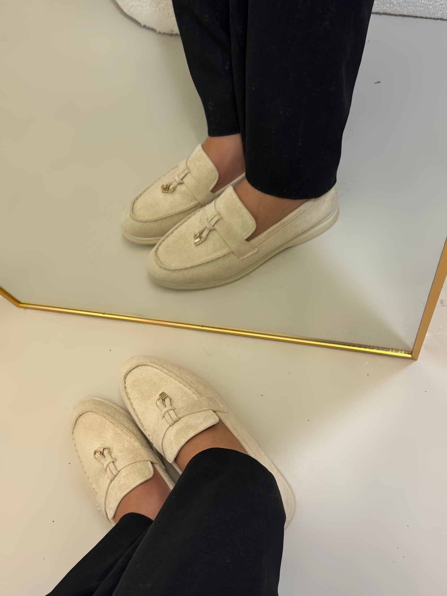 Lola loafer beige/beige