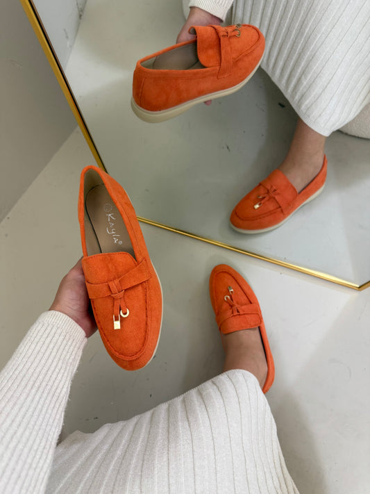 Lola loafer oranje